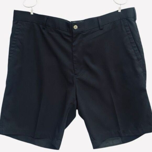 Peter Millar Performance Golf Shorts Men’s Size 38 Black Stretch Classic Fit Cro - Picture 1 of 3